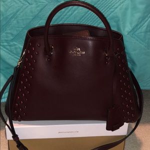 Deep purple coach purse